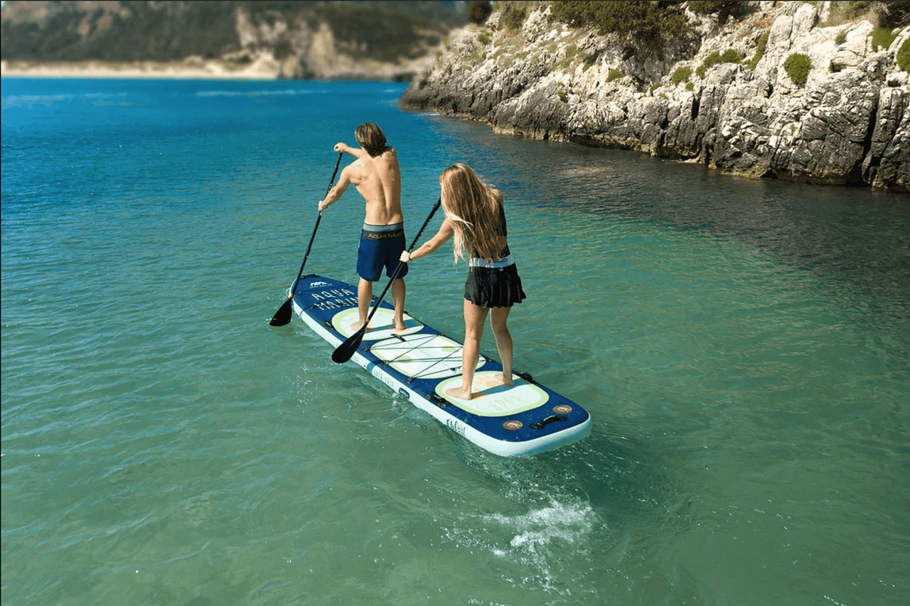 Aqua Marina 14' Super Trip Tandem Inflatable SUP beach 4