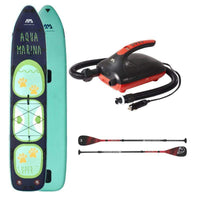 Thumbnail for Aqua Marina 14' Super Trip Tandem Inflatable SUP paddle electric pump
